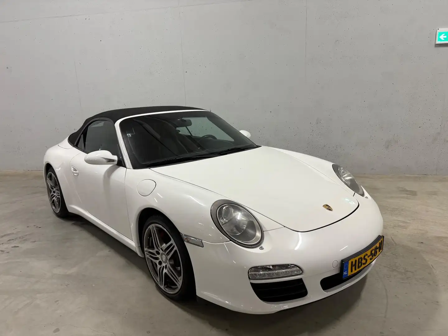 Porsche 997 Cabrio 997 Carrera Bose Camera Leer Wit - 2