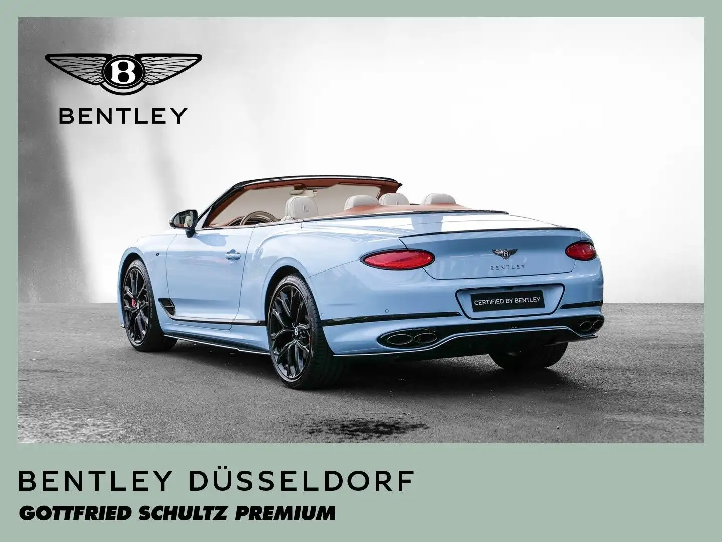 Bentley Continental GTC S V8 // BENTLEY DÜSSELDORF Bleu - 2