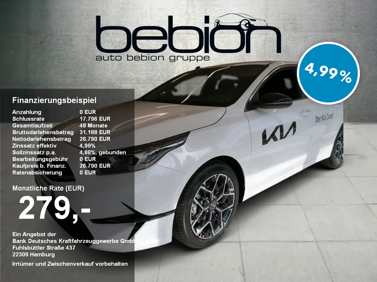 Kia Ceed / cee'd CEED 1.0T 48V DCT 100 Nightline LED Automatik - 1