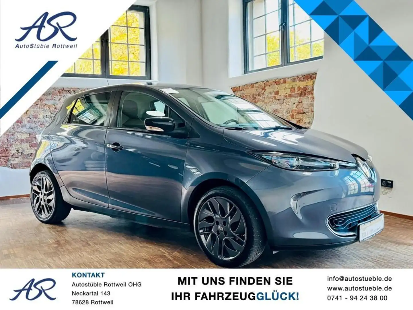Renault ZOE Zoe Intes 22 kWh inkl. Batterie Arkamys Sitzh. Grau - 1