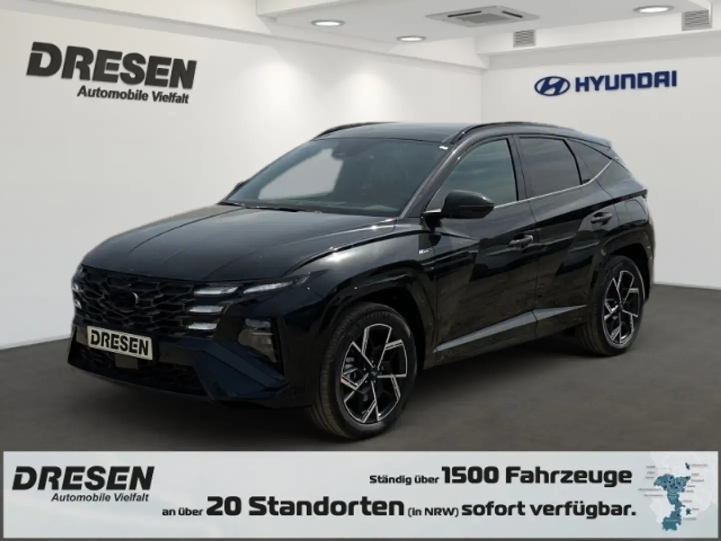 Hyundai TUCSON 1.6 T-GDI PHEV N-Line Panoramadach Digital-Key Noir - 1