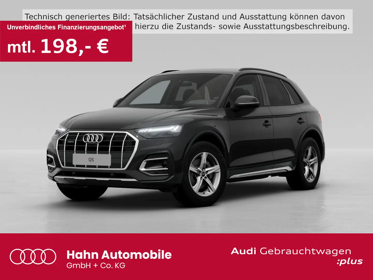 Audi Q5 40TFSI S-tronic quattro advanced Matrix 360° Schwarz - 1