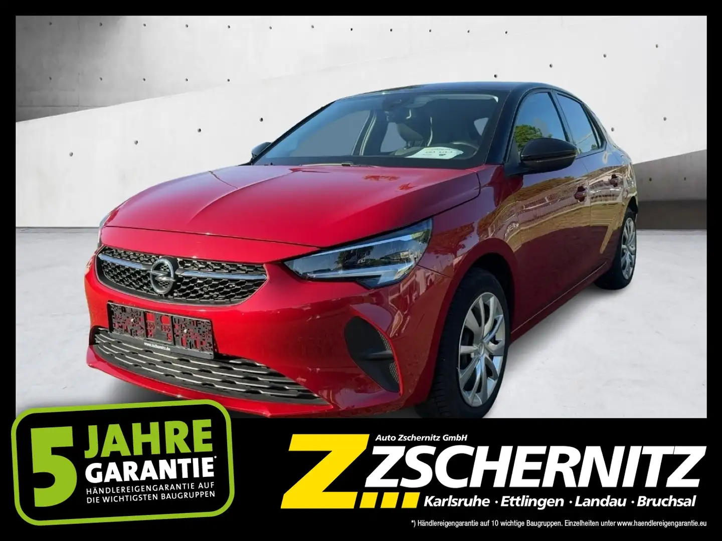 Opel Corsa-e F Edition FLA KAM LED KlimaA PDC SpurH Rot - 1