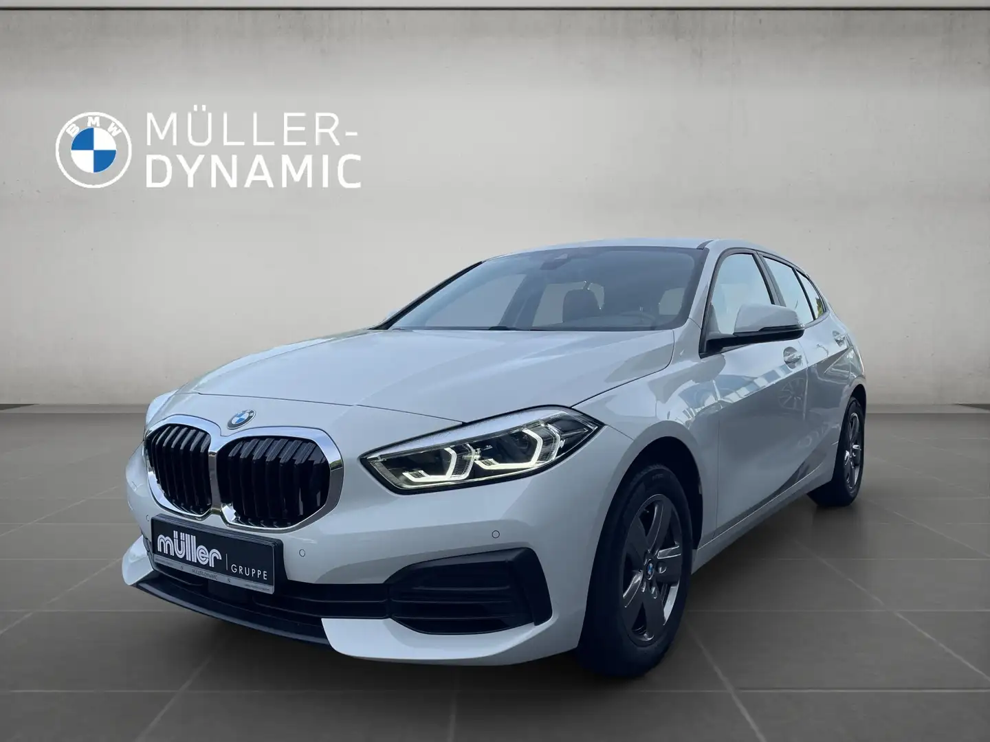 BMW 116 i ADVANTAGE LED VIRT COCK PROF TEMPOMAT PDC SHZ Weiß - 1