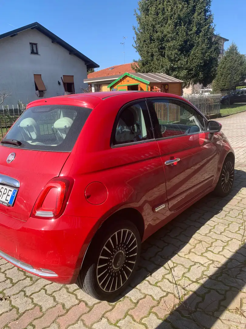 Fiat 500 500 1.2 Lounge 69cv Rosso - 1