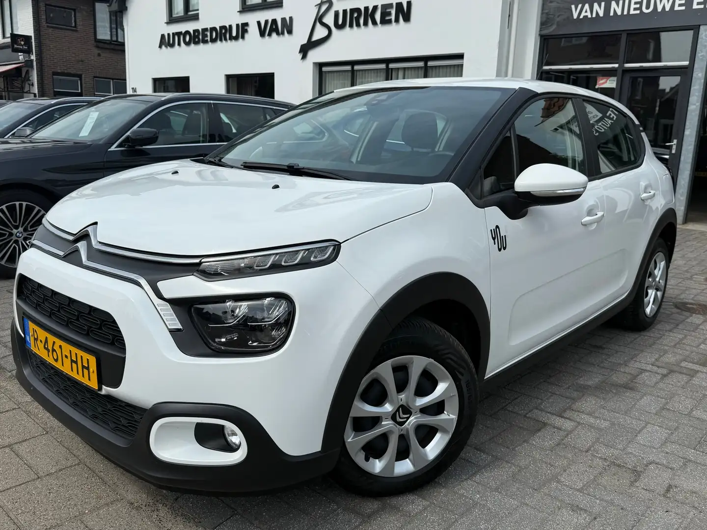 Citroen C3 1.2 PureTech You, Stoelverwarming,Airco,Cruise con Wit - 1