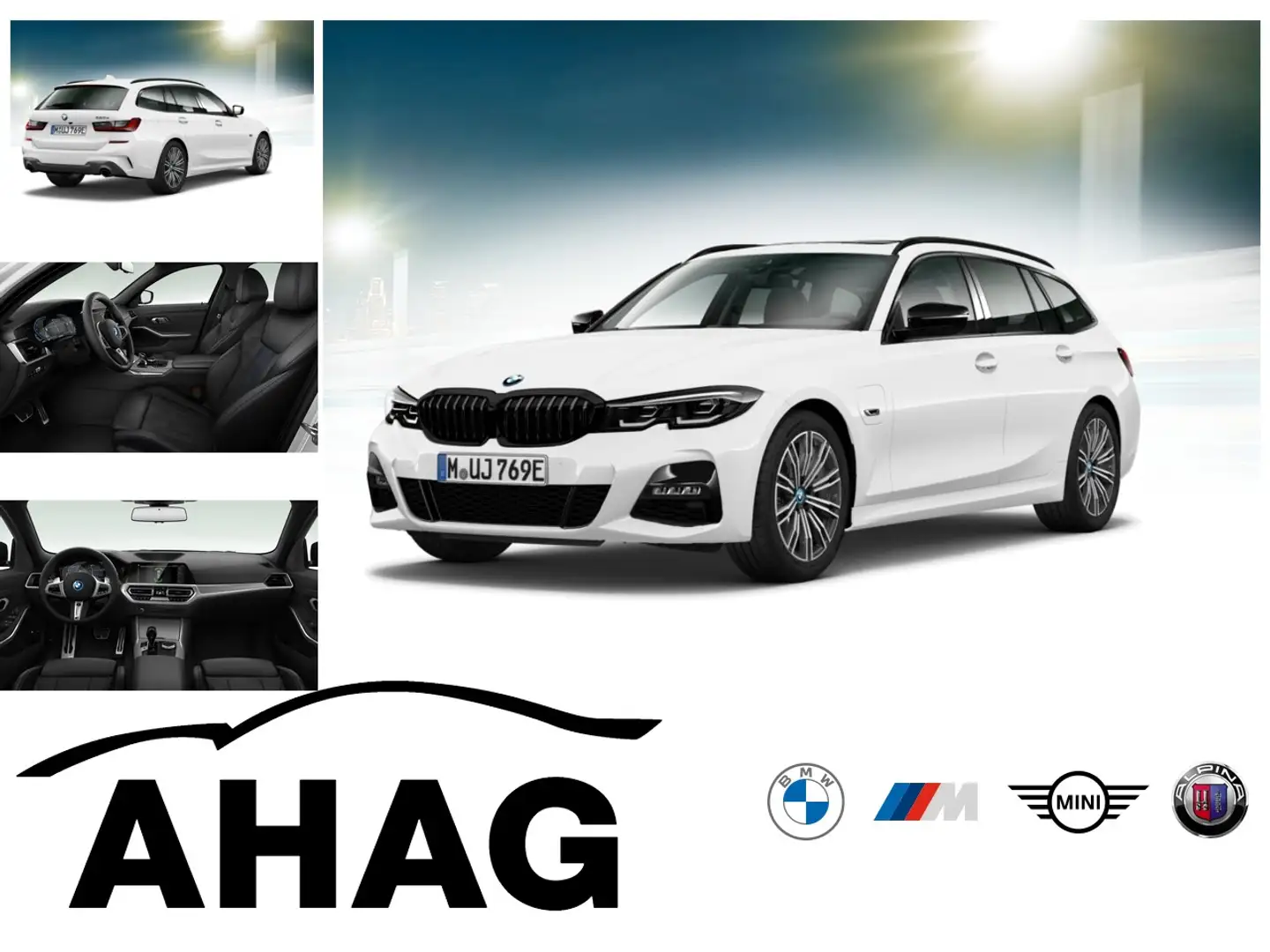 BMW 320 e Touring M Sport Automatic Sport Aut. HIFI Bianco - 1