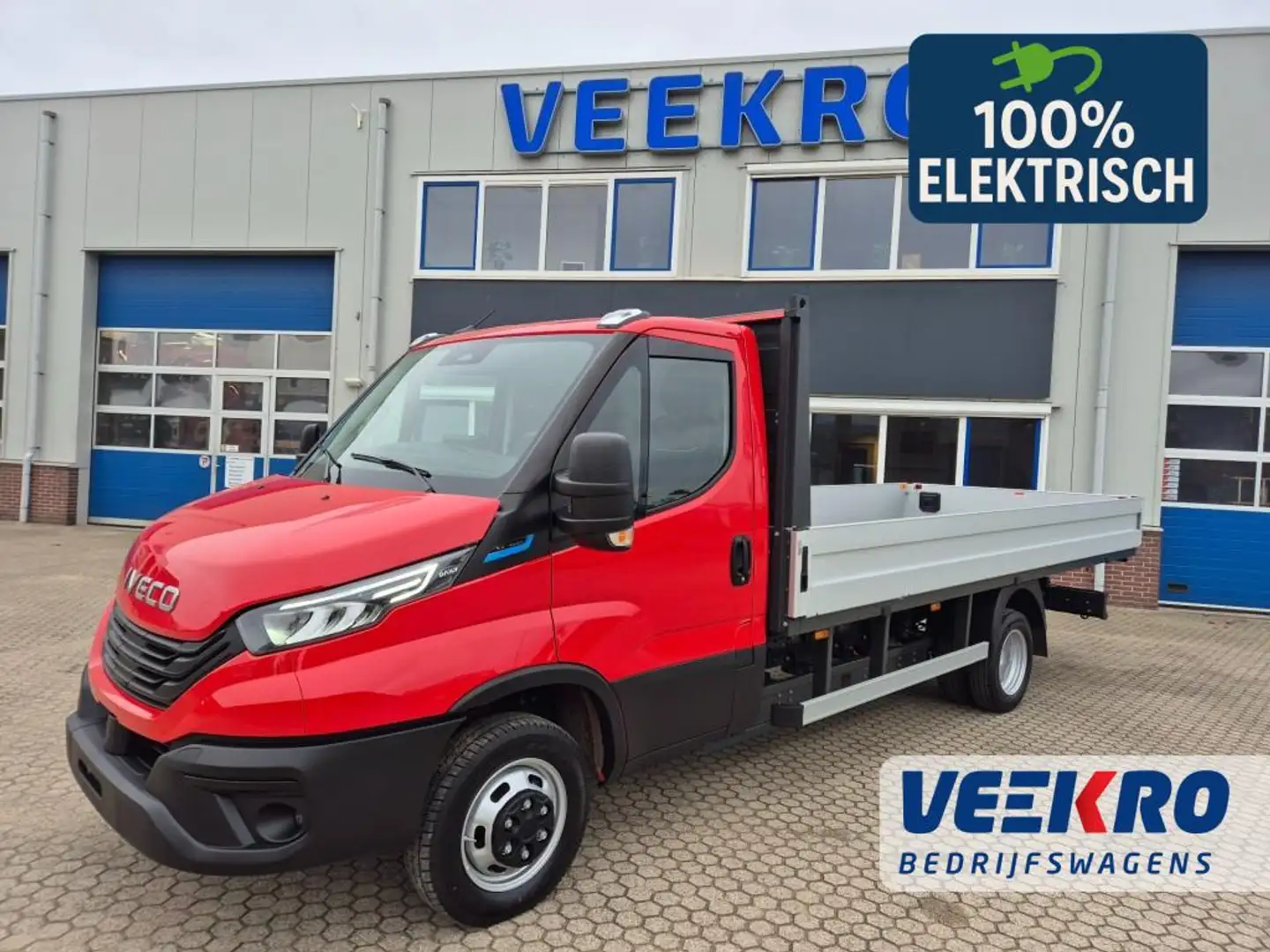 Iveco Daily 42C14 Volledig Elektrisch, 2x Accu Rood - 1
