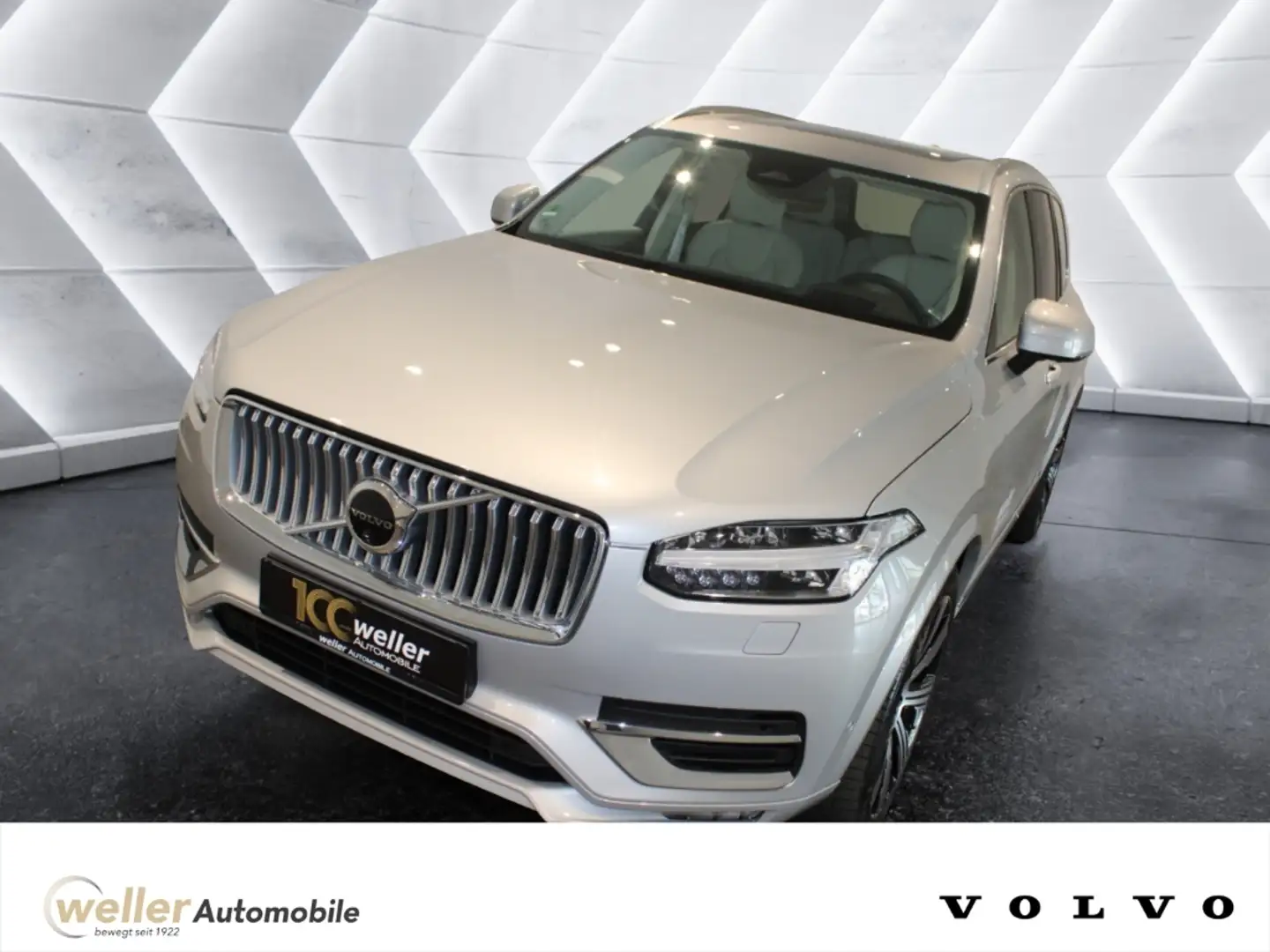 Volvo XC90 B5 Diesel ''Ultimate Bright'' AWD AHK 7-Sitze 360G Silber - 1