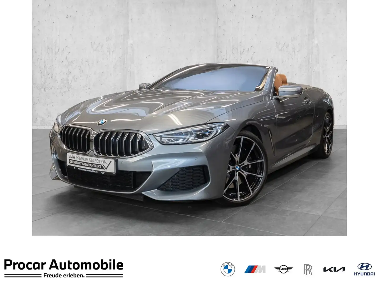 BMW 840 i sDrive Cabrio M Sportpaket DAB WLAN PDC Grijs - 1