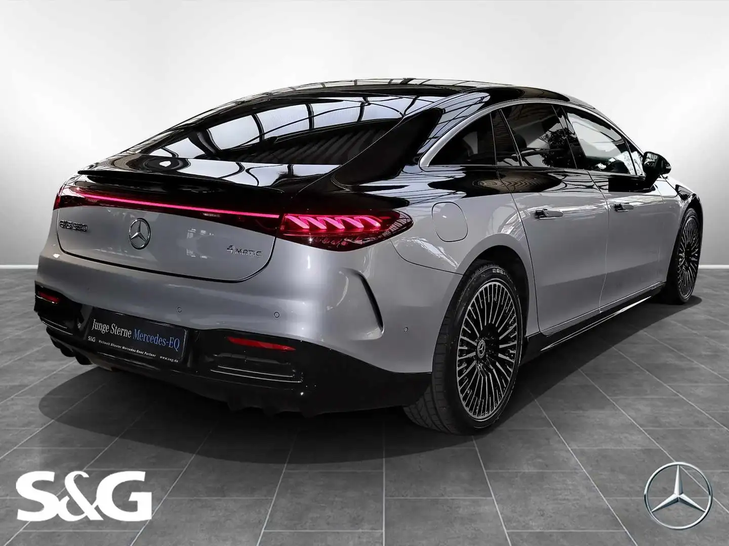 Mercedes-Benz EQS 4M Edition 1 AMG PANORAMA+HIFI+HEADUP Argent - 2
