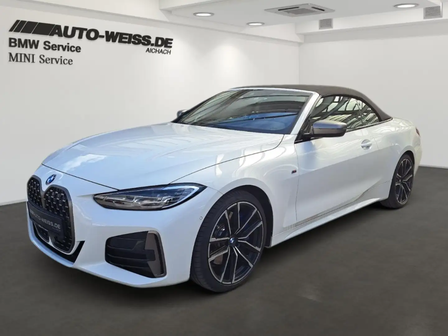 BMW 440 A xDr. Cab. M-PAKET+LEDER+HUD+ACC+DAB+HIFI Weiß - 1
