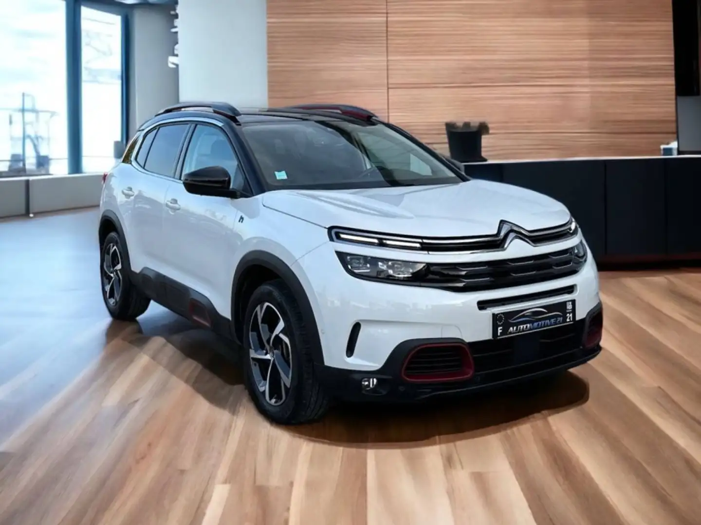 Citroen C5 Aircross Hybrid 225ch Shine e-EAT8 TVA Blanc - 2