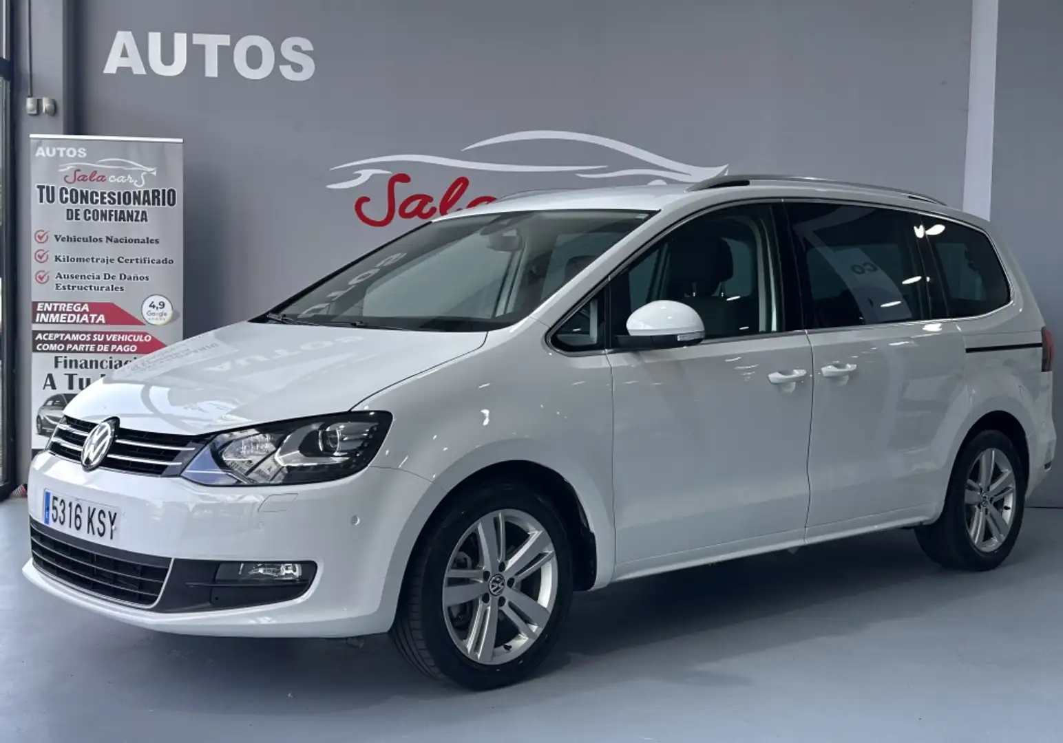Volkswagen Sharan 1.4 TSI Advance DSG 110kW Blanco - 1