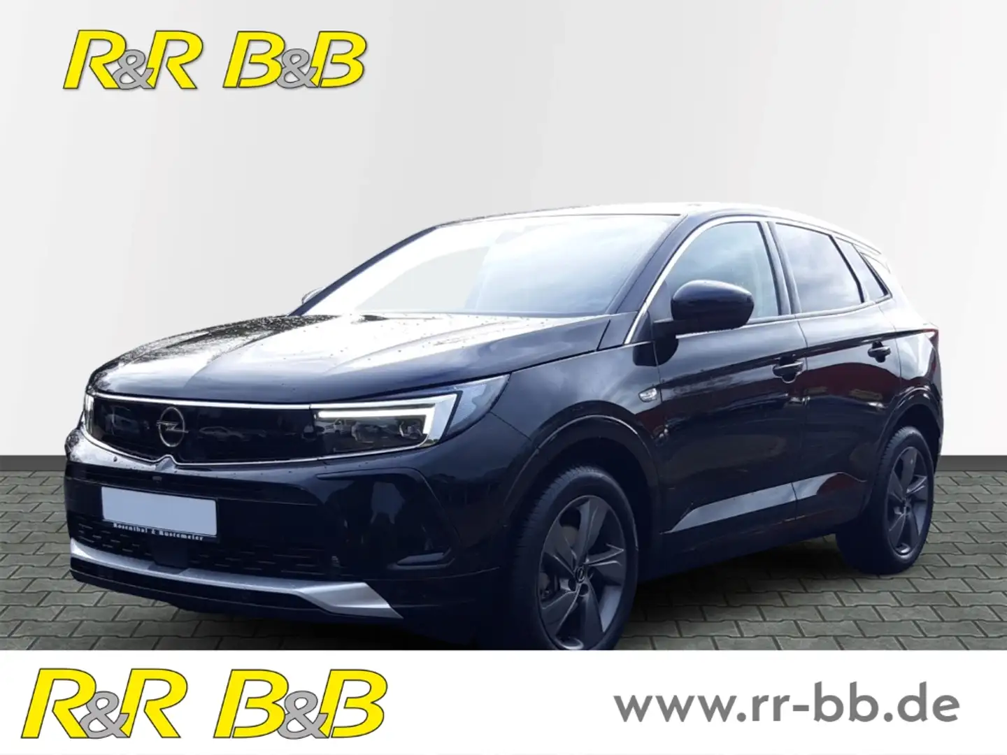 Opel Grandland Elegance 1.2 AT AHK+NAVI+ALCANTARA+DAB+CARPLAY+FSE Schwarz - 1