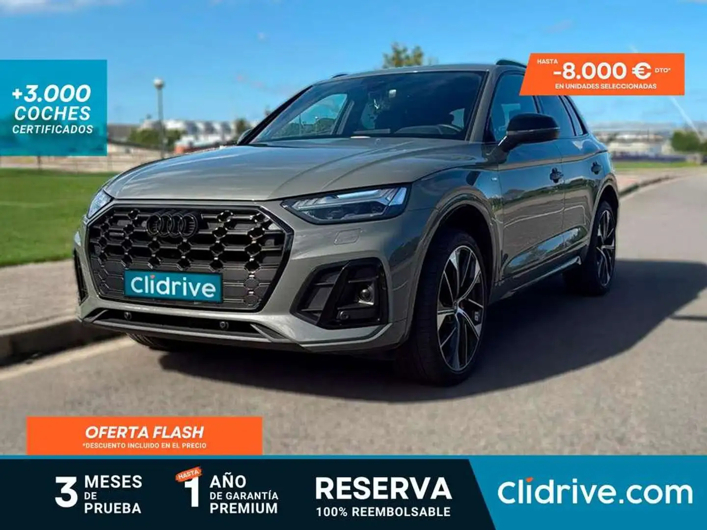 Audi Q5 2.0TDI quattro S tronic Black line 150kW Gris - 1