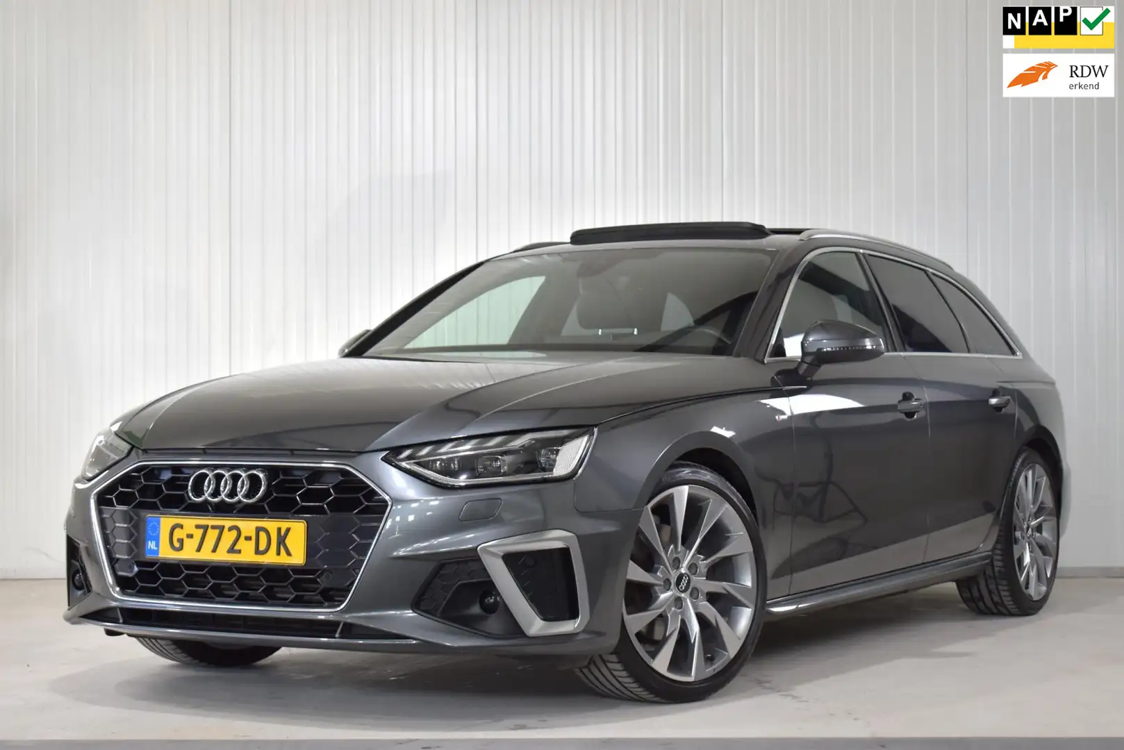 Audi A4 Avant 40 TFSI Sport S-Line | PANO | 3X S-LINE | MA Grijs - 1