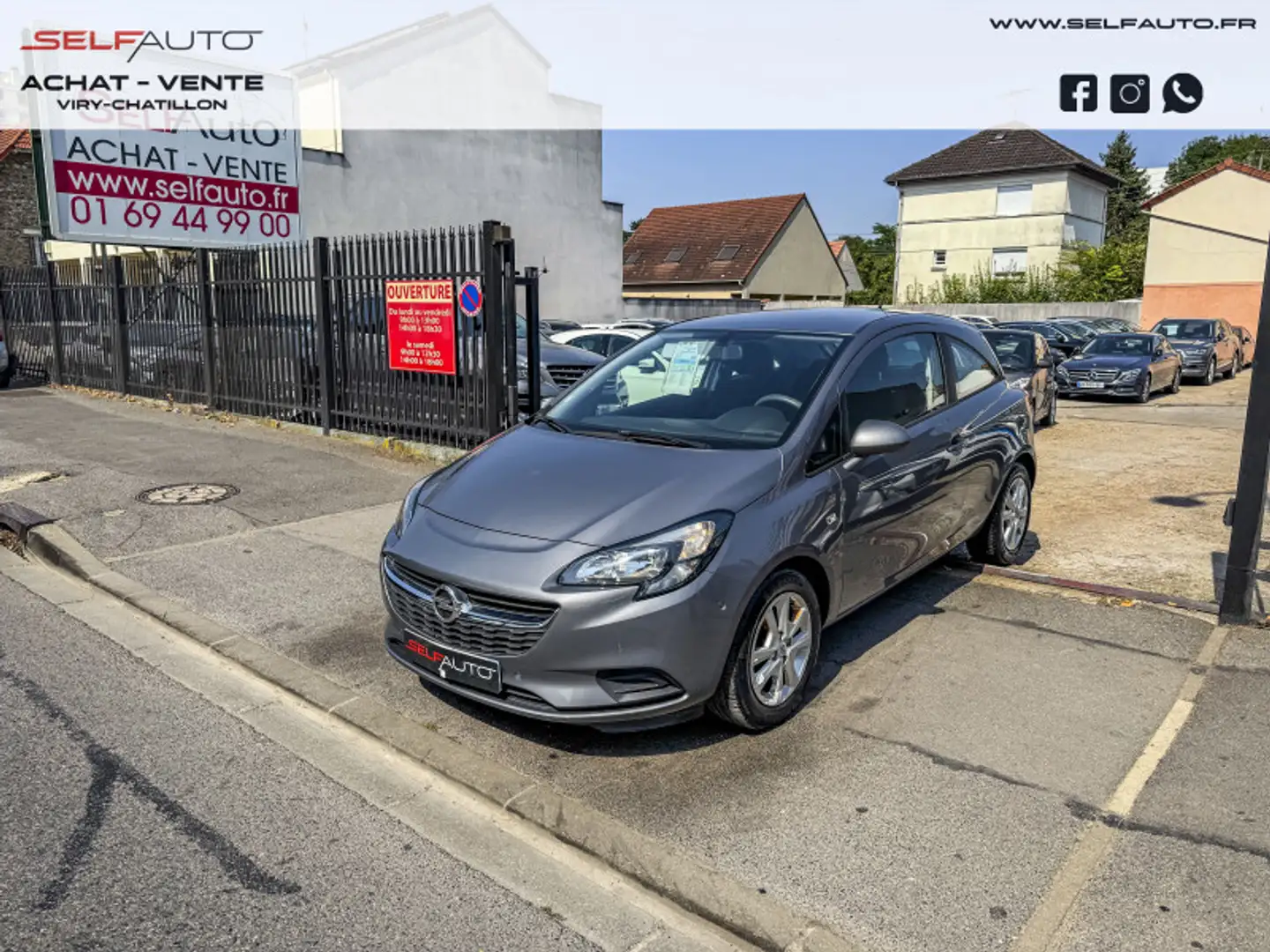 Opel Corsa-e 1.4 90CH EDITION 3P Gris - 1