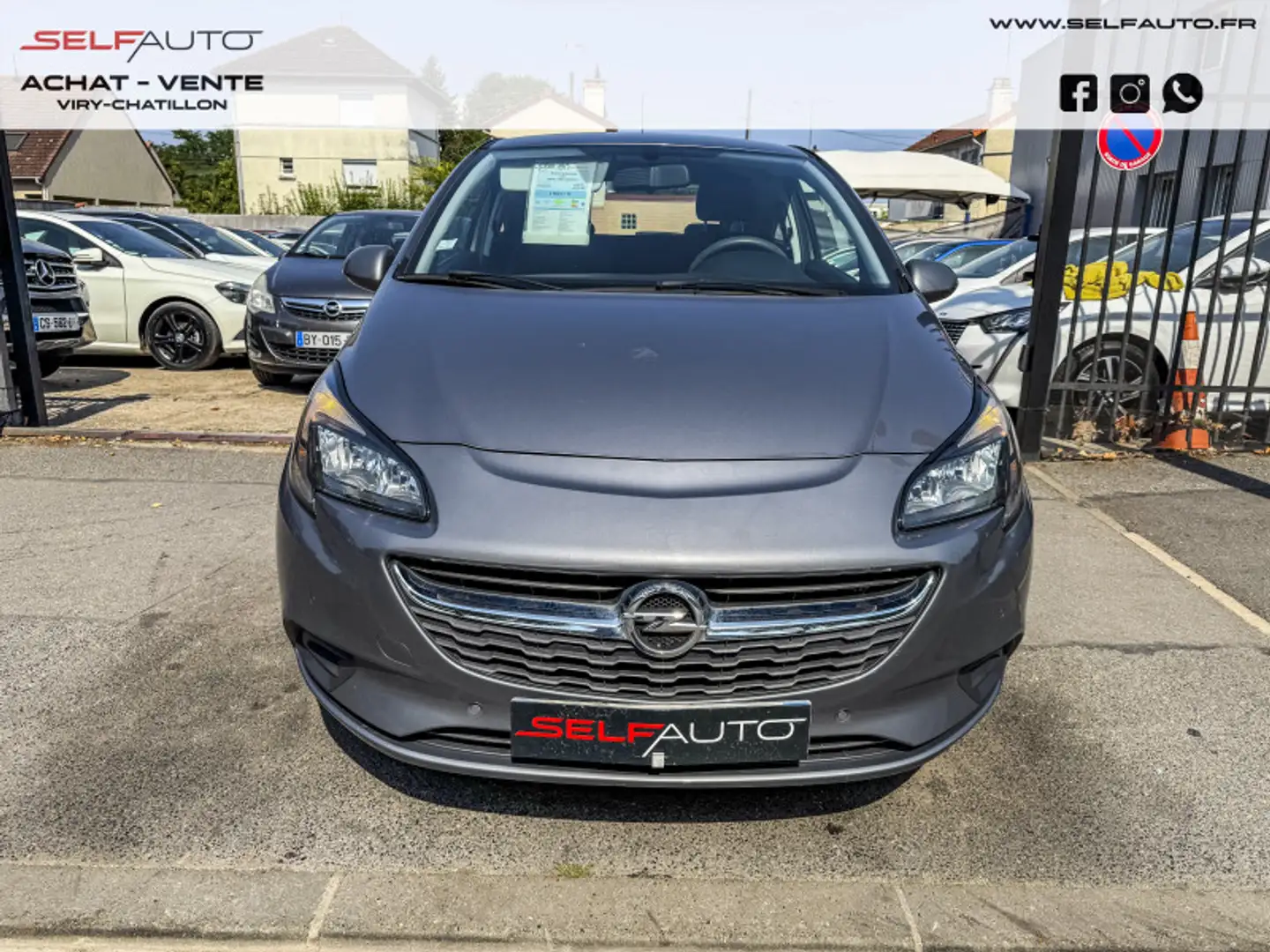 Opel Corsa-e 1.4 90CH EDITION 3P Gris - 2