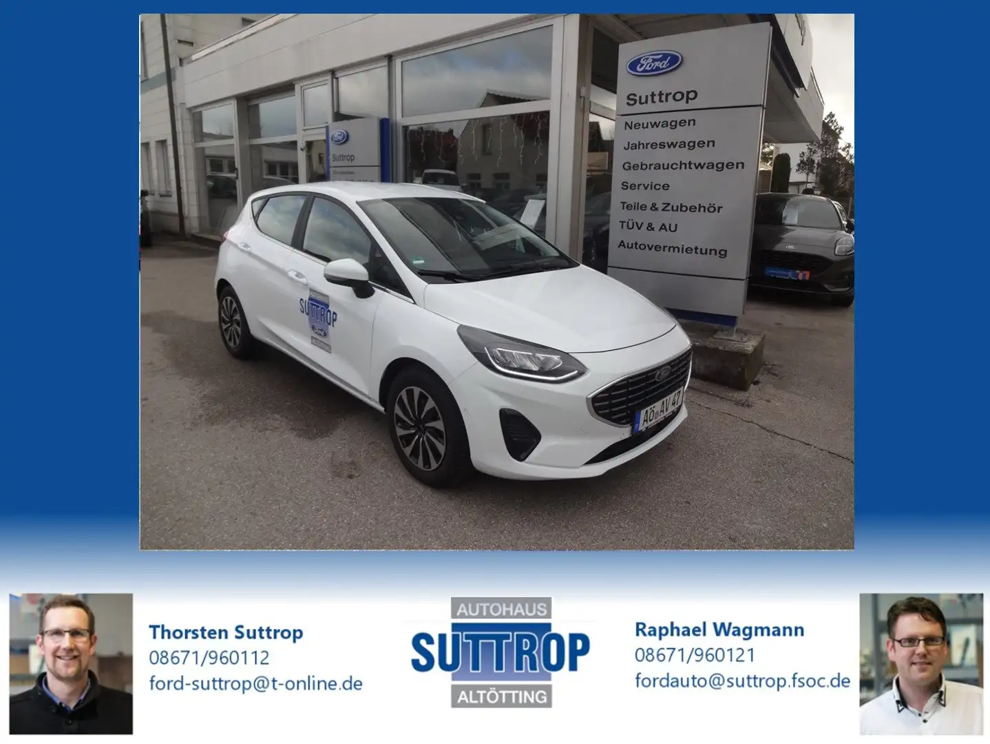 Ford Fiesta Titanium White - 1