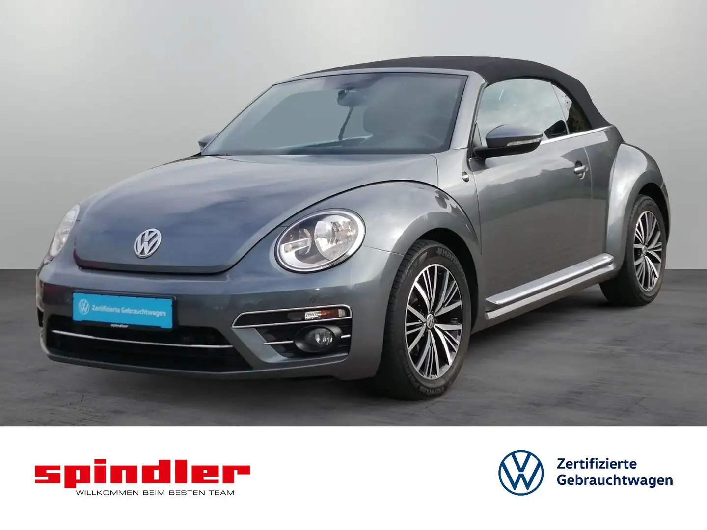Volkswagen Beetle Cabriolet Sound 1.4TSI DSG/ Navi, App,SHZ Grau - 1