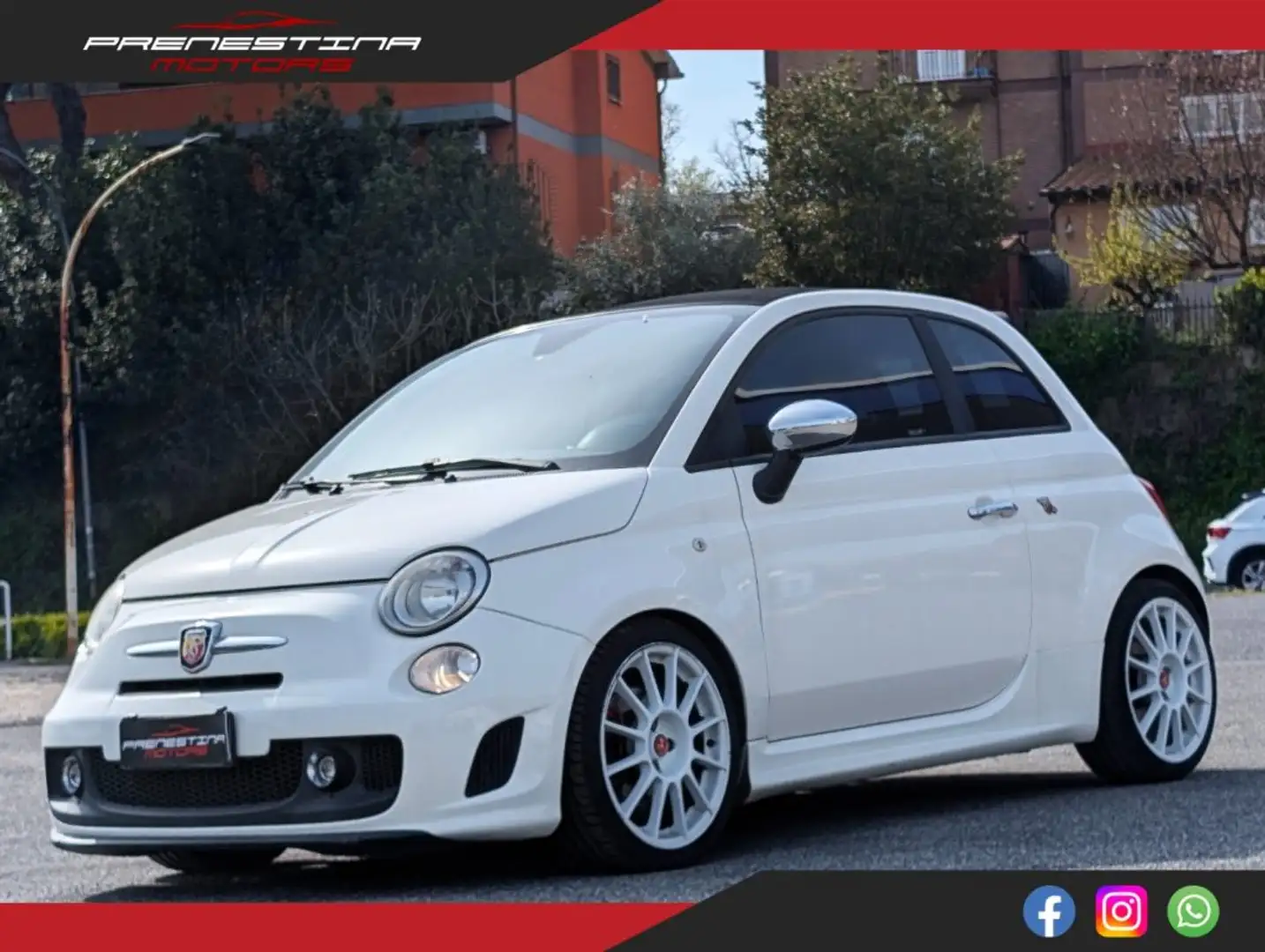 Abarth 500 C 1.4 Turbo T-Jet Custom Bianco - 1