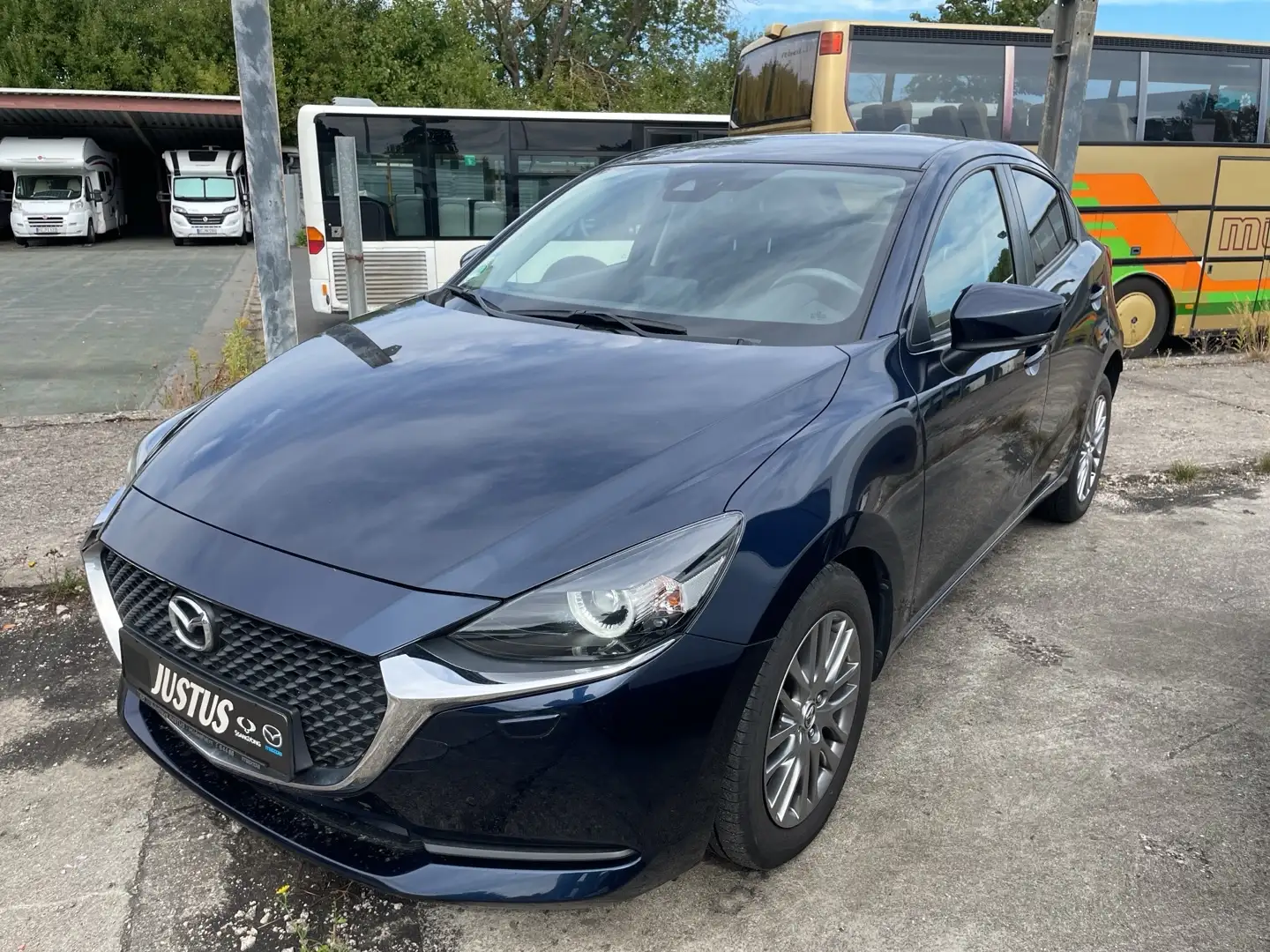 Mazda 2 SKYACTIV-G 90 M Hybrid Kizoku, Touring-Paket 2 Bleu - 1