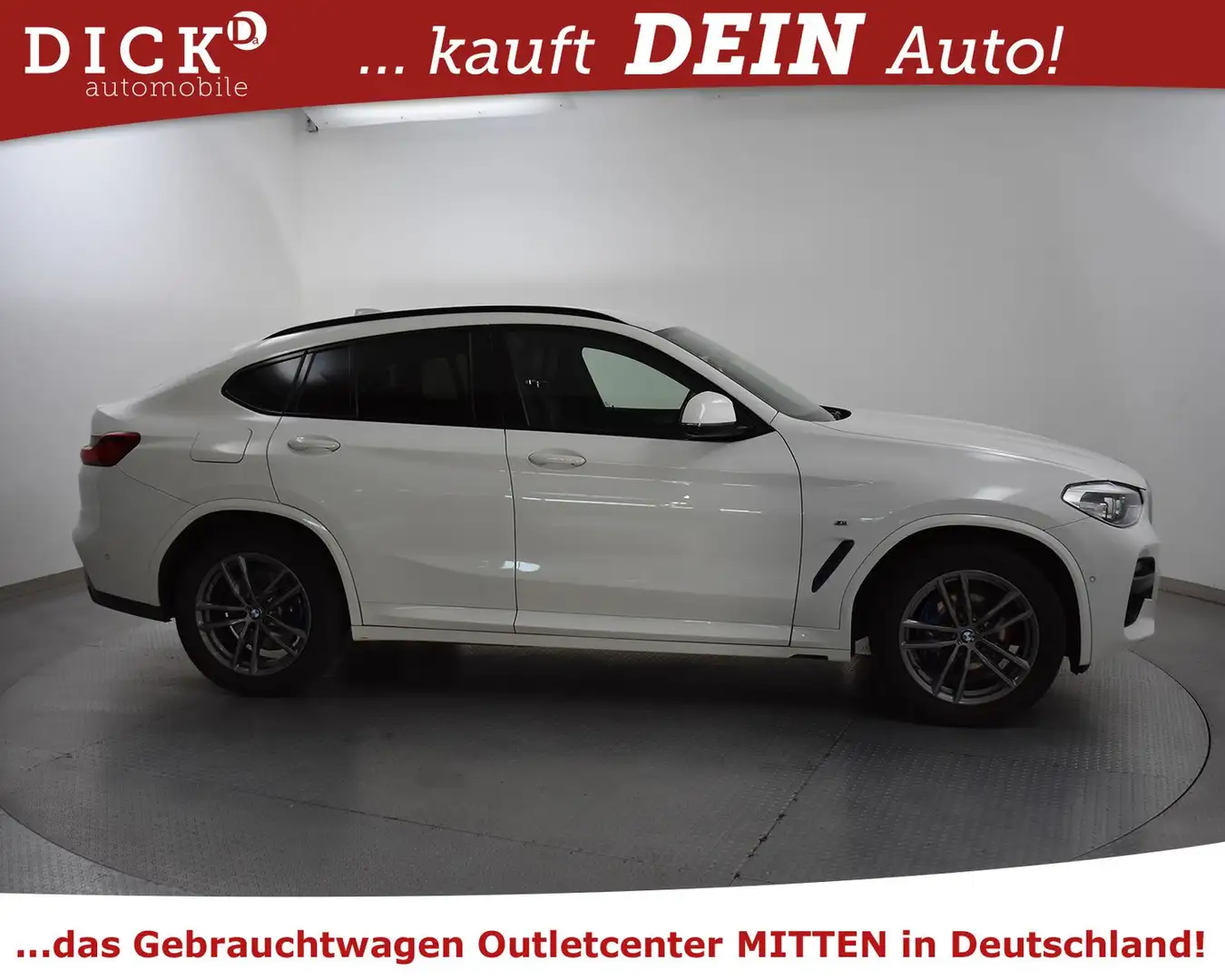 BMW X4 xDr 30d Sport Aut M PAKET+SHADOW+AHK+360+PROF Blanc - 1