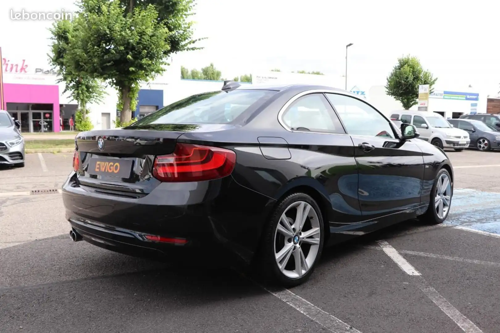 BMW 225 Serie COUPE 2.0 225 D 224 SPORT BVA TO ENTRETIEN A Noir - 2