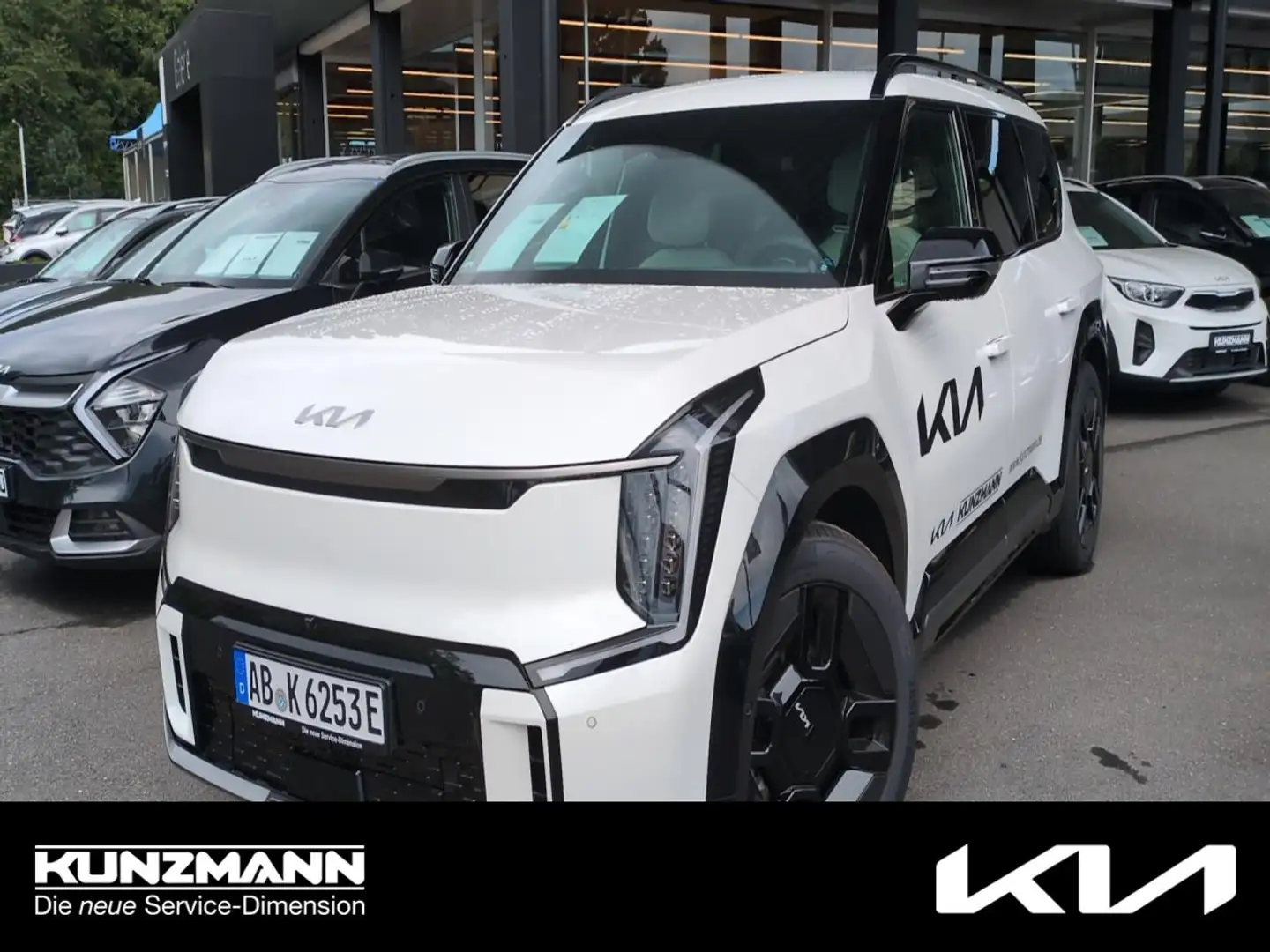 Kia EV9 99,8 kWh AWD GT-Line Navi HeadUp 360° AHK Weiß - 1