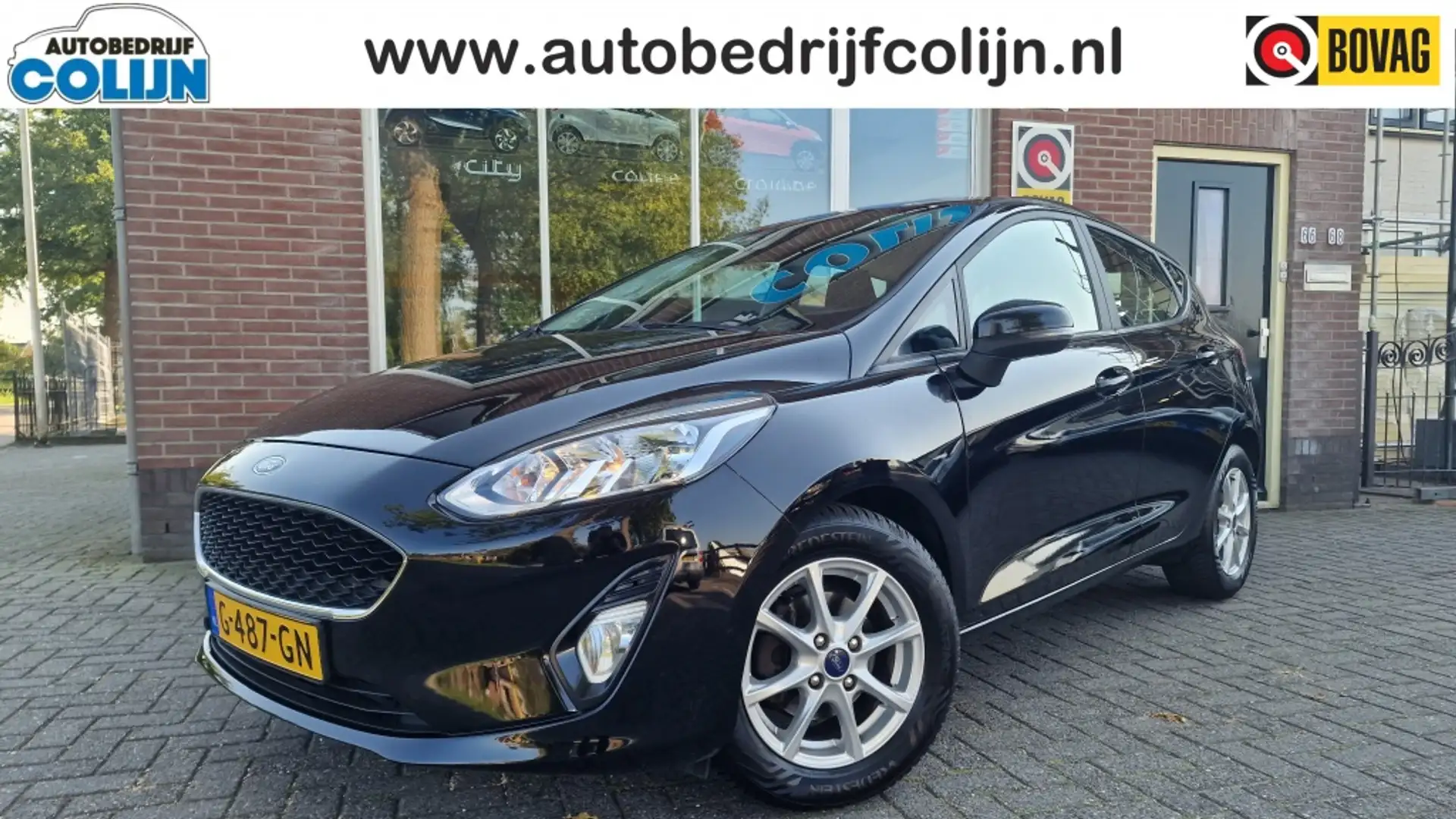 Ford Fiesta 1.0 EcoB. Titanium, Automaat Zwart - 1