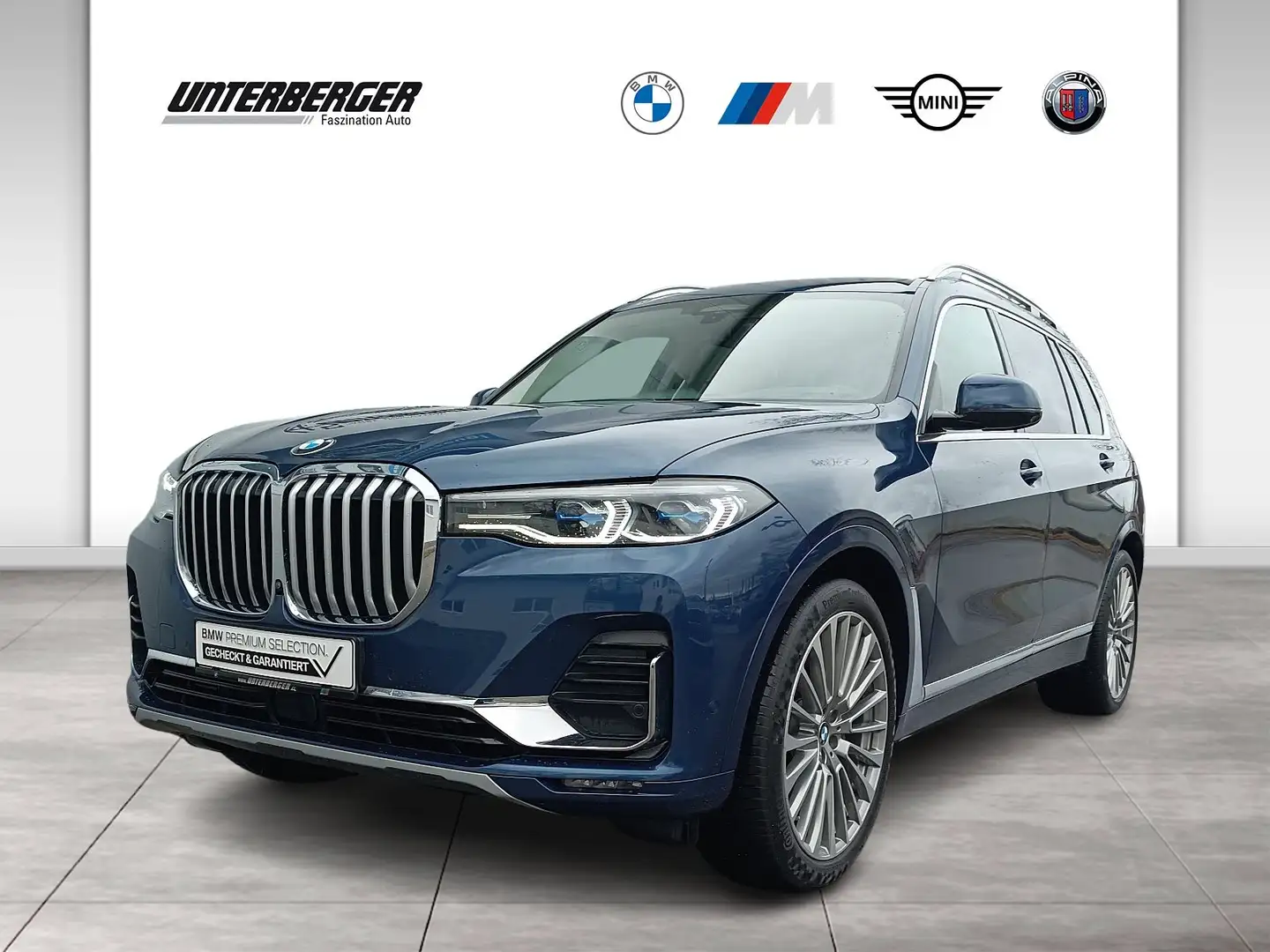 BMW X7 xDrive40d B&W Surround Pano AHK Soft-Close Albastru - 1