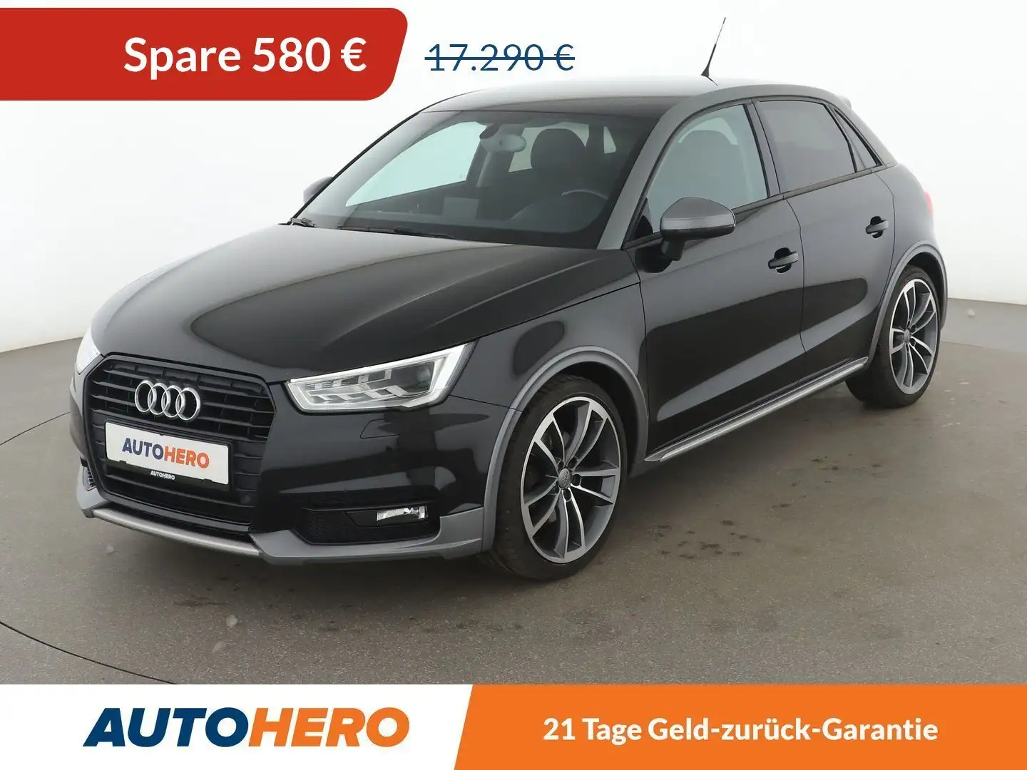 Audi A1 1.4 TFSI Sport Aut.*NAVI*BOSE*BI-XENON*PDC* Schwarz - 1