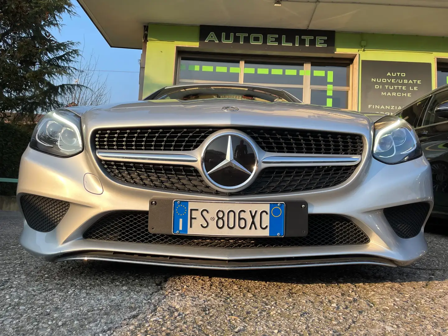 Mercedes-Benz SLC 200 Sport Plus Automatica Navi Kamera Tetto Pano Argintiu - 2