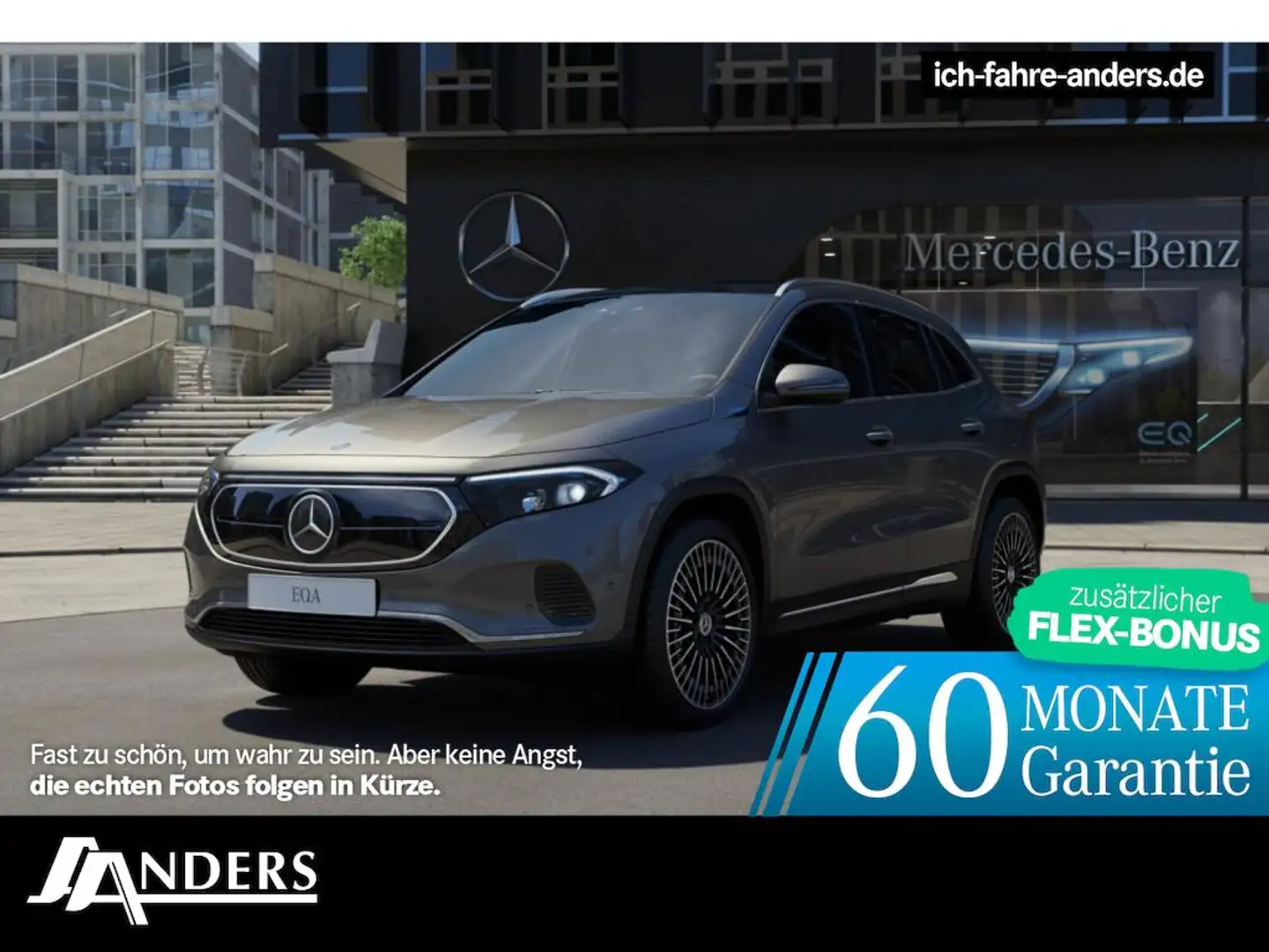 Mercedes-Benz EQA 250 + Progressive+Nav+Distr+AHK+Pano+SHZ+Totw Grau - 1