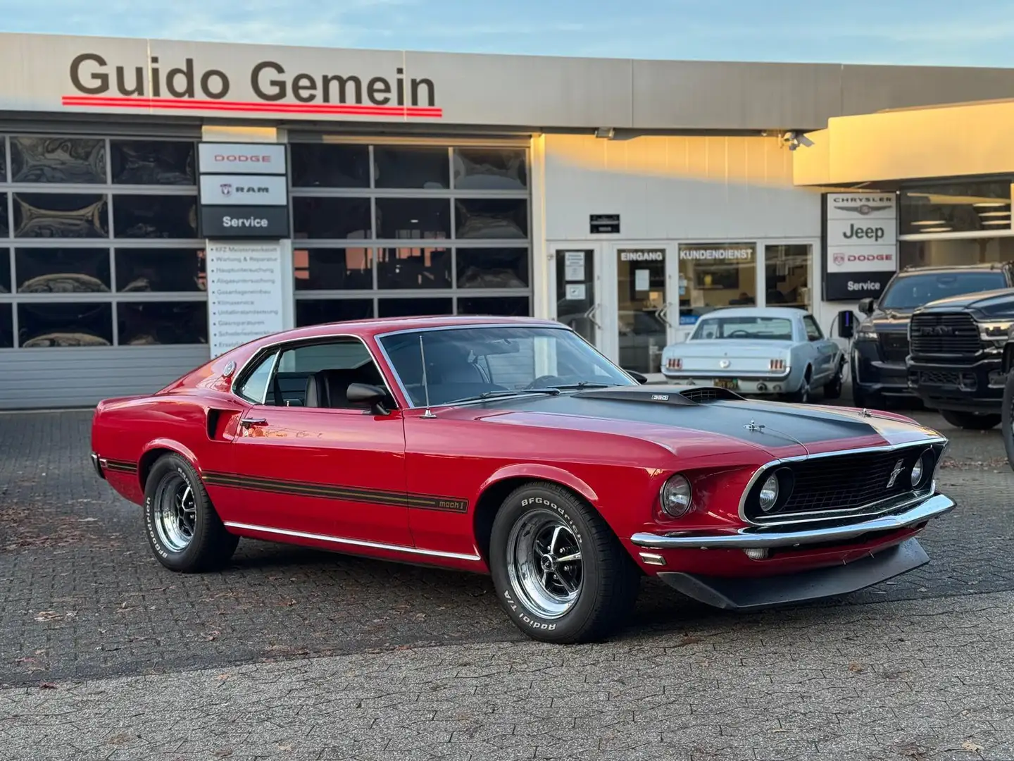 Ford Mustang Fastback 390 Mach1 S-Code als Schalter TÜV & H-Zul Rot - 2