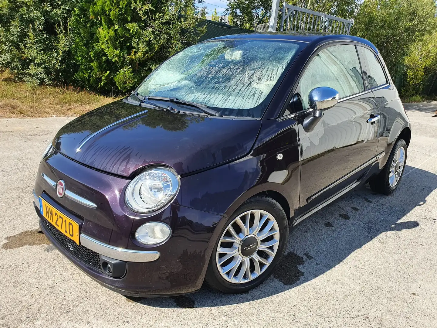 Fiat 500 1.2i Lounge Paars - 1