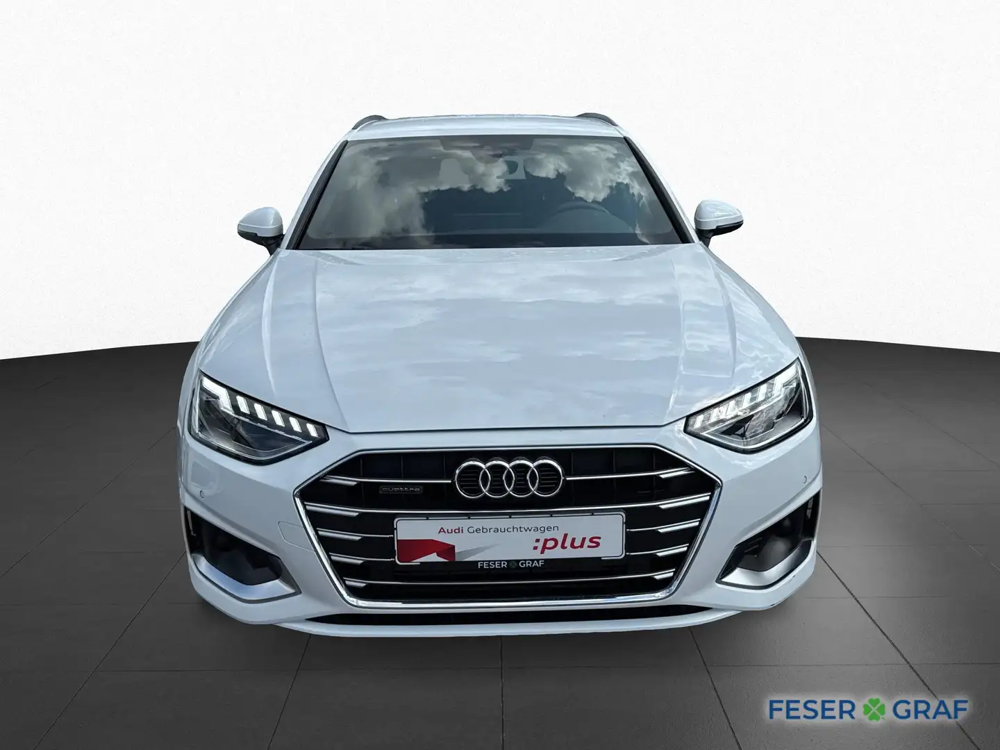 Audi A4 Avant adv 40 TFSI qu. S-tro. +ACC+LED+S line Inter Weiß - 2