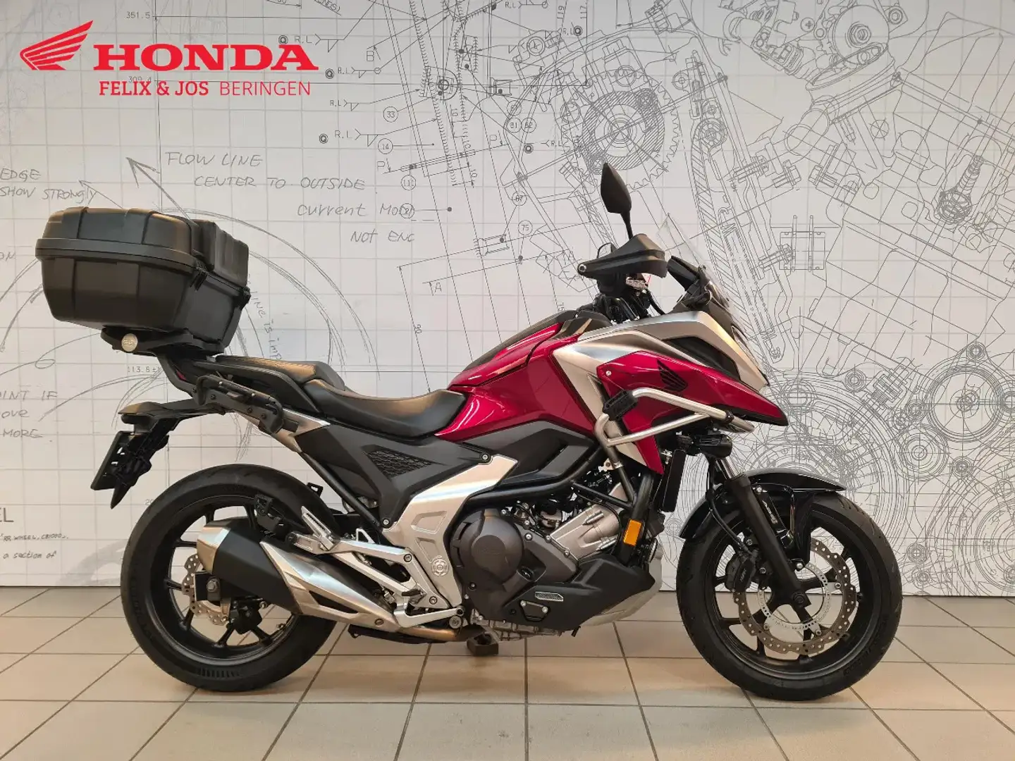Honda NC 750 NC750X Dct Piros - 1