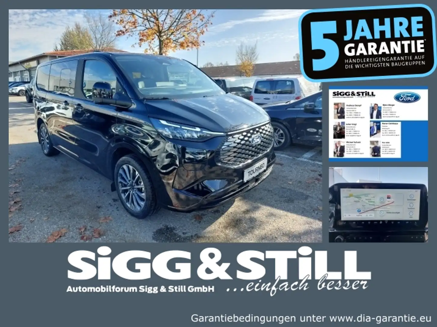 Ford Tourneo Custom E- Titanium X 340 L1 **NEUES MODELL** Schwarz - 1