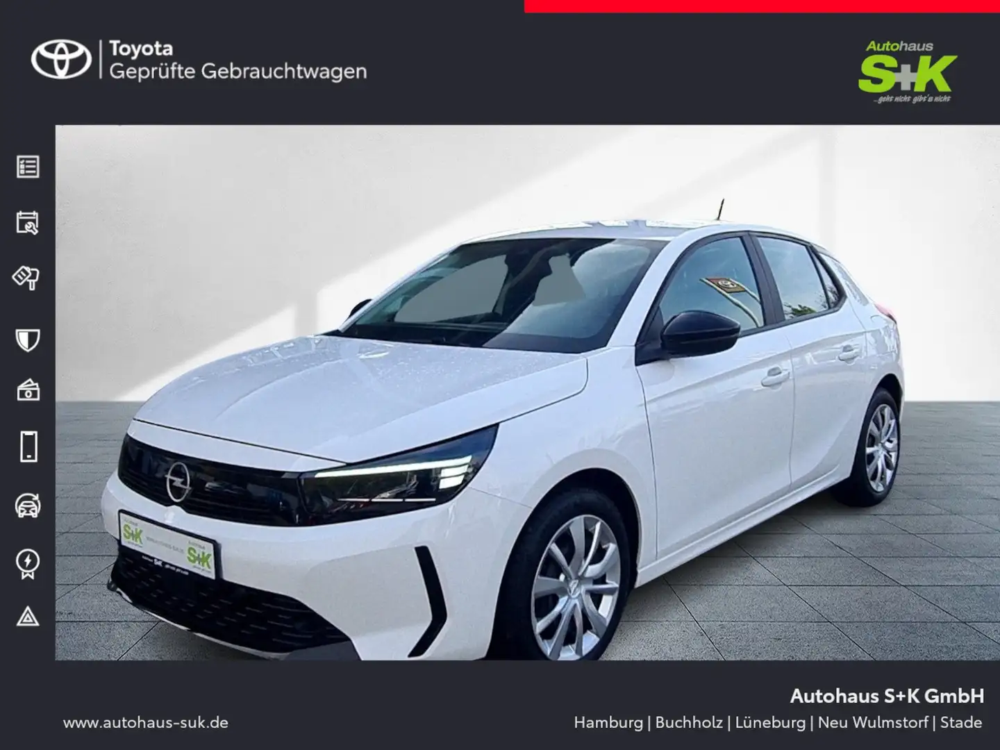 Opel Corsa F Basis *Sitz + Lenkradheizung * EPH hinten Blanc - 1