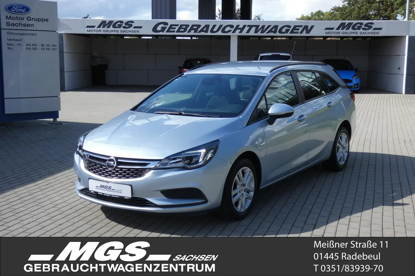 Opel Astra Sports Tourer 1.4 'Edition' #SITZHZG #TEMP Bleu - 1