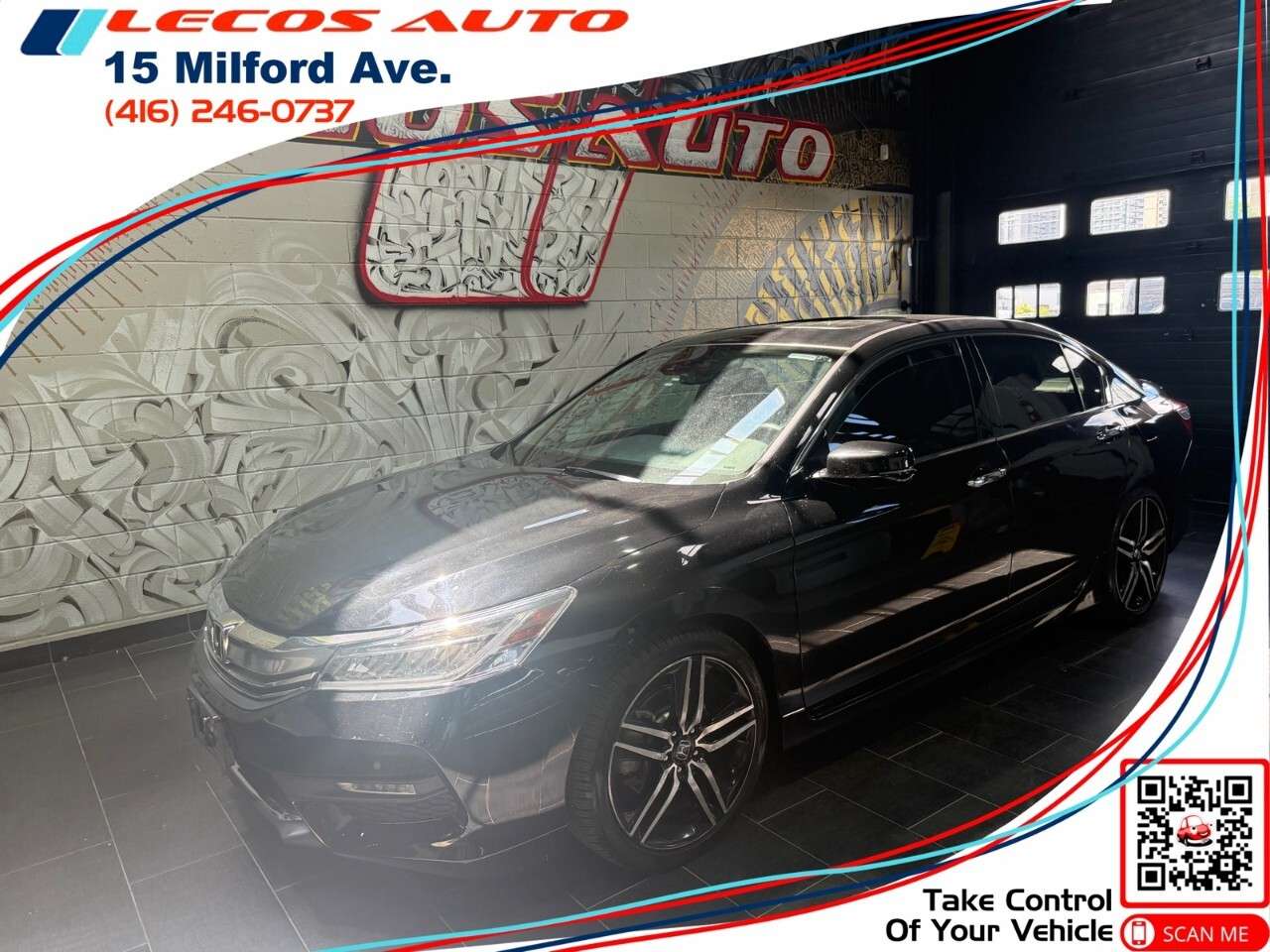 2017 Honda Accord Touring Automatic Sedan 2017 Honda accord touring — снимка 2