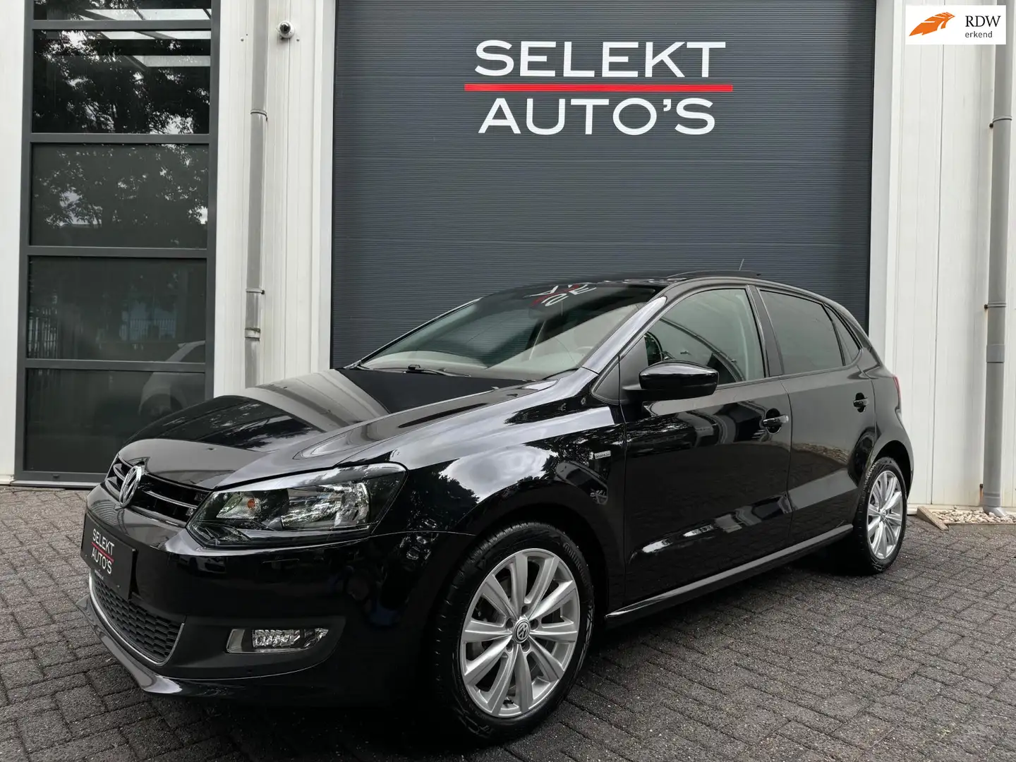 Volkswagen Polo 1.2-12V Match 69 PK Panoramadak/Cruise/Climate/App Noir - 1