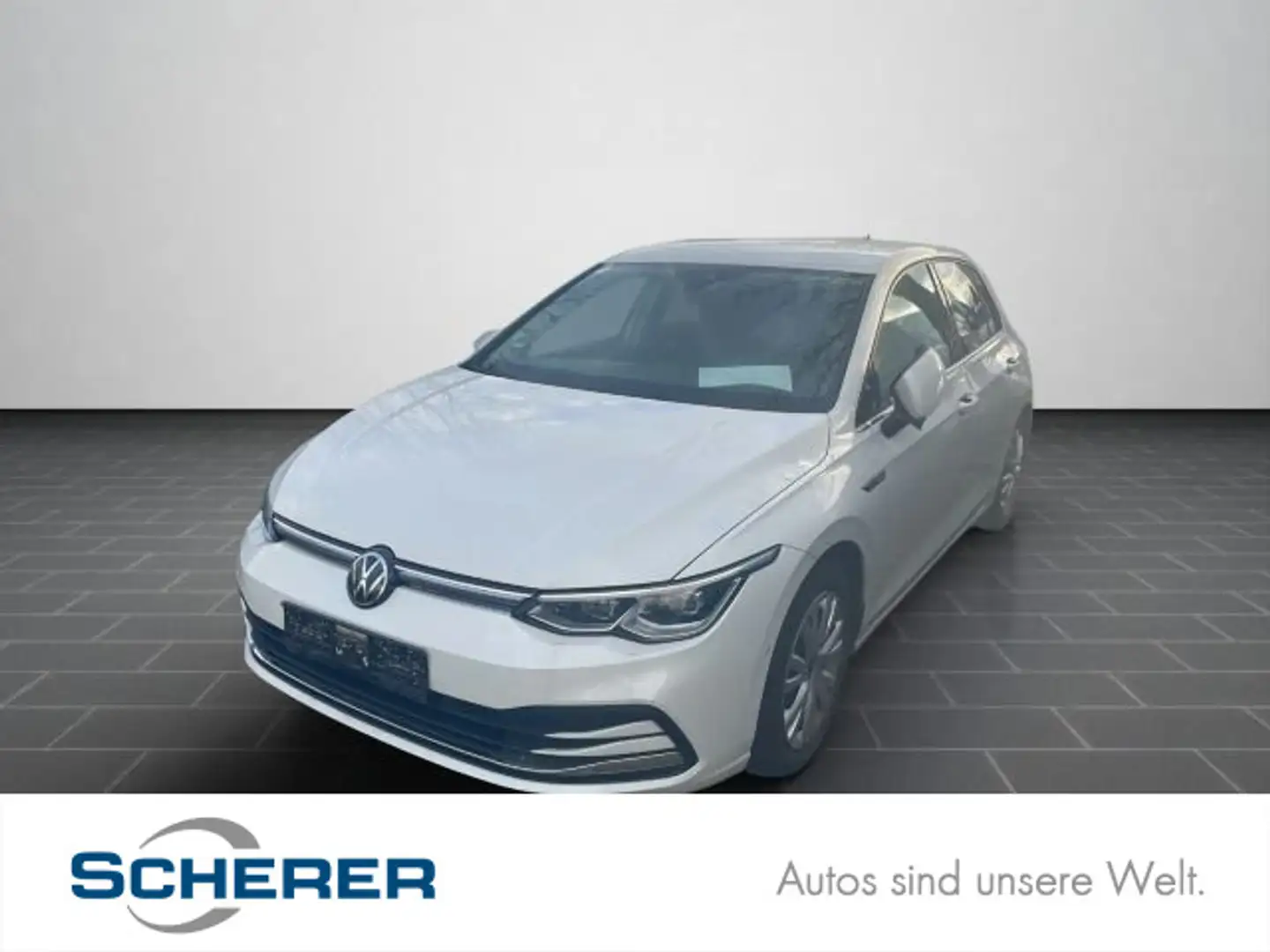 Volkswagen Golf VIII 2.0 TSI DSG Style AHK/NAVI/LED/u.v.m. Weiß - 1