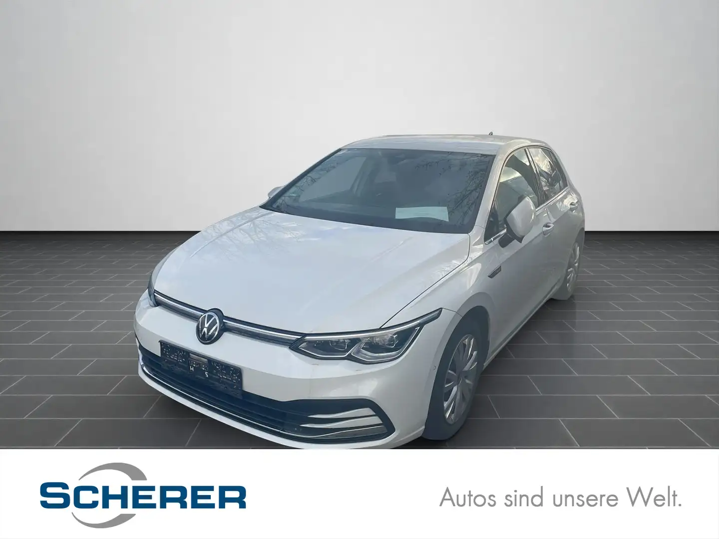 Volkswagen Golf VIII 2.0 TSI DSG Style AHK/NAVI/LED/u.v.m. Weiß - 1