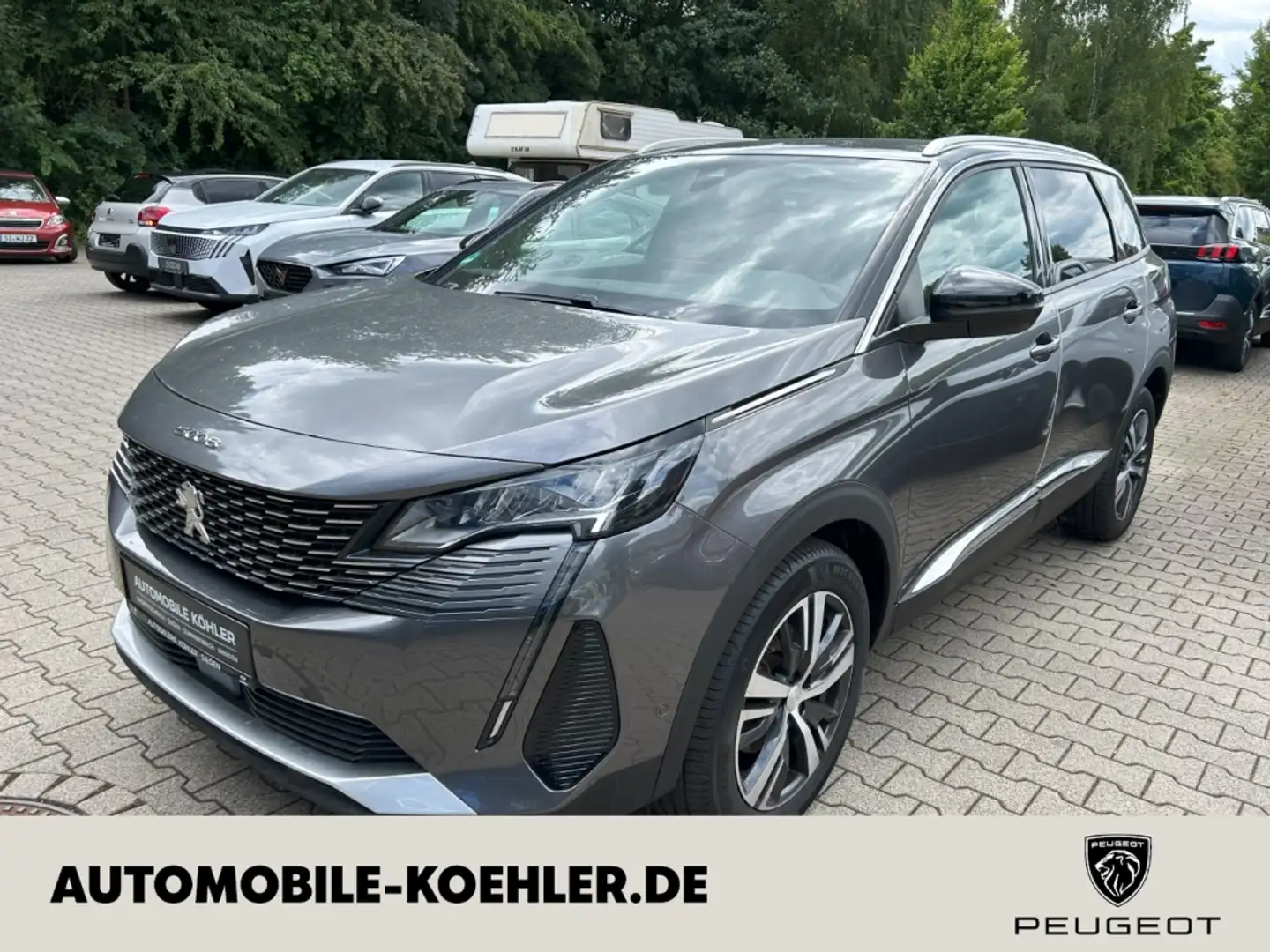 Peugeot 5008 1.2 Allure Pack 7-Sitzer AHK Navi LED ACC Gris - 1