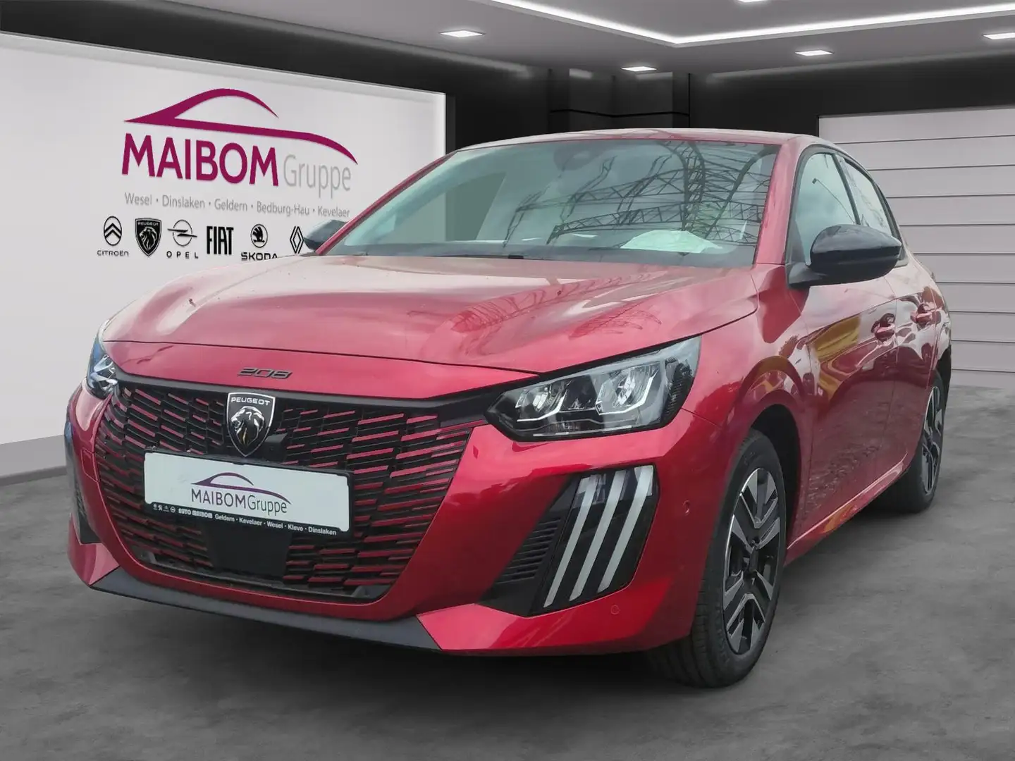 Peugeot 208 Hybrid 100 Allure Rouge - 1