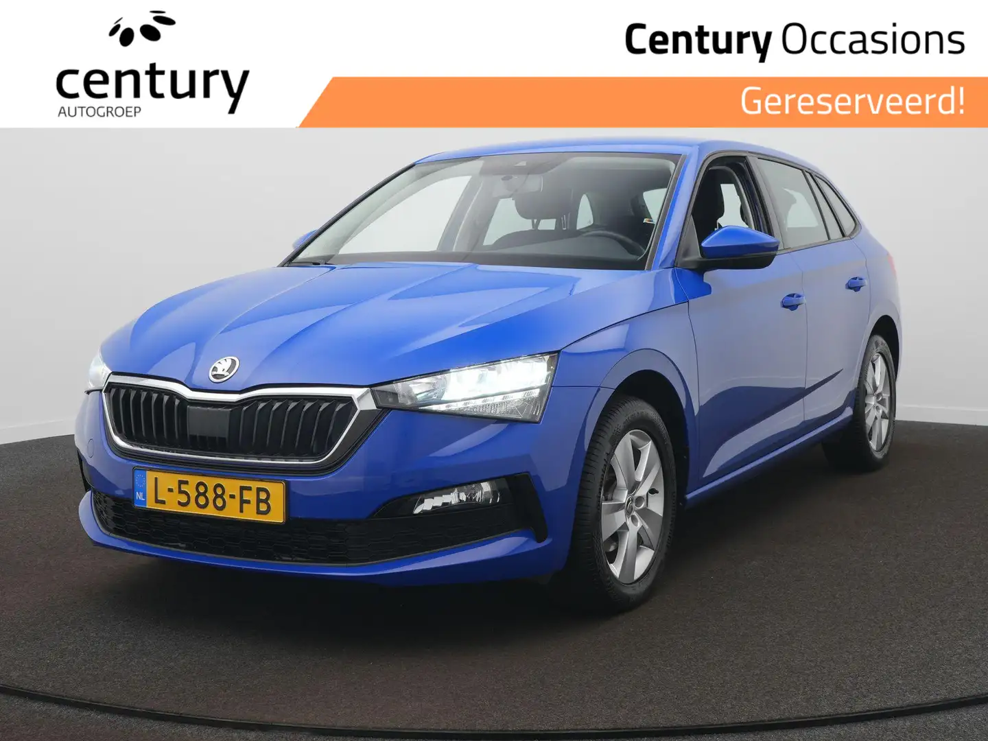 Skoda Scala 1.0 TSI Ambition / Cruise / Carplay / Airco Bleu - 1