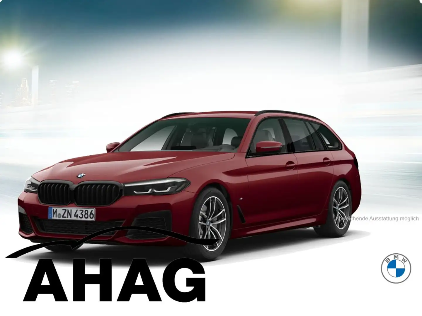 BMW 540 d xDrive Touring M Sportpaket*AHK*Business* Rot - 2
